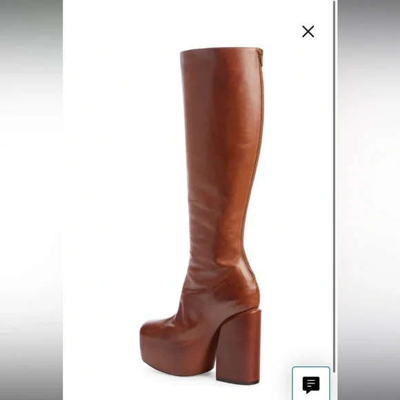 🎊💖🎊💖HOST PIC🎊🎊🎊🎊Dries Van Noten Show Knee High Platform Boots 38 - Picture 3 of 5